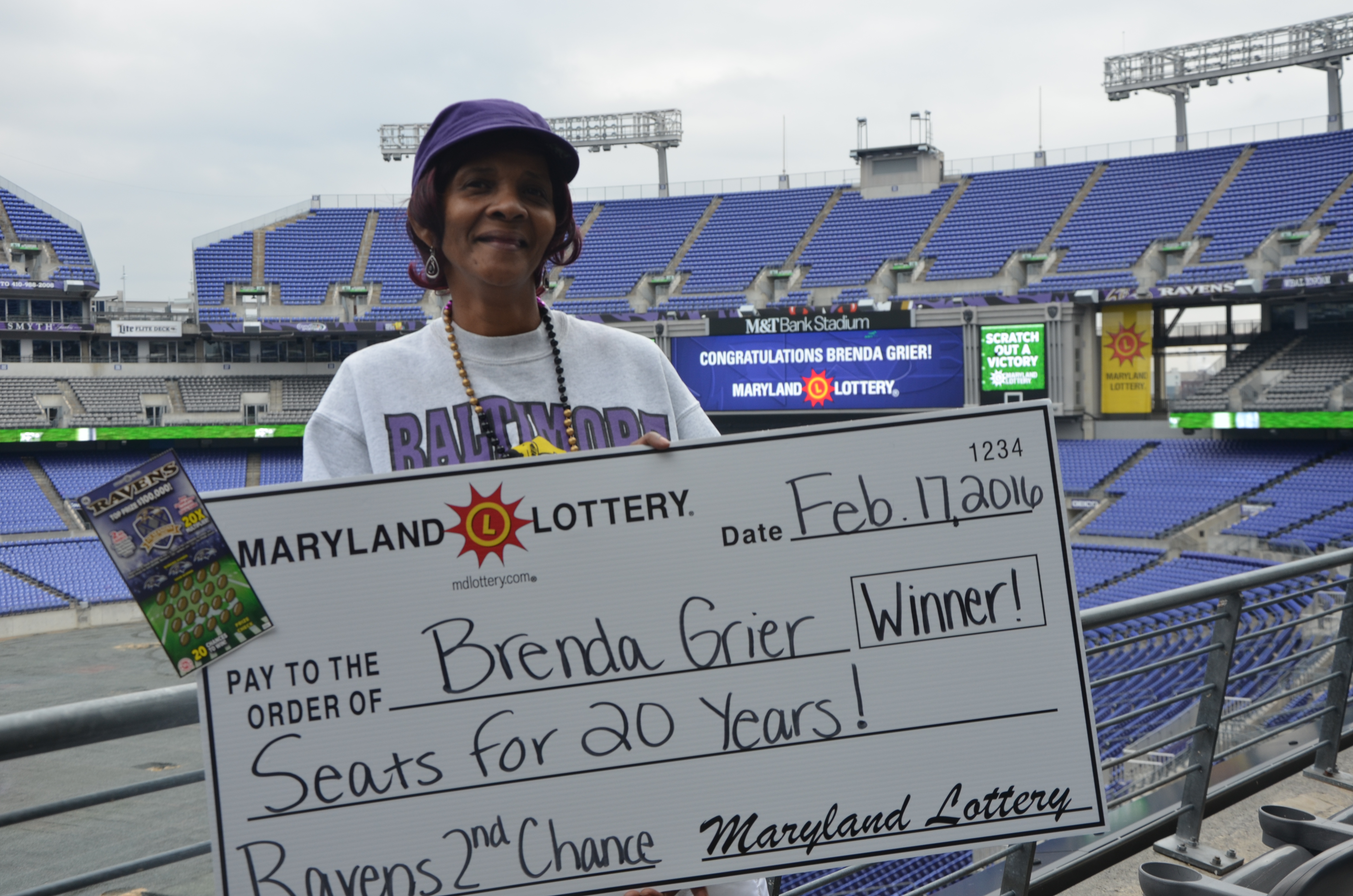 Anne Arundel Co. woman wins Ravens tickets for 20 years