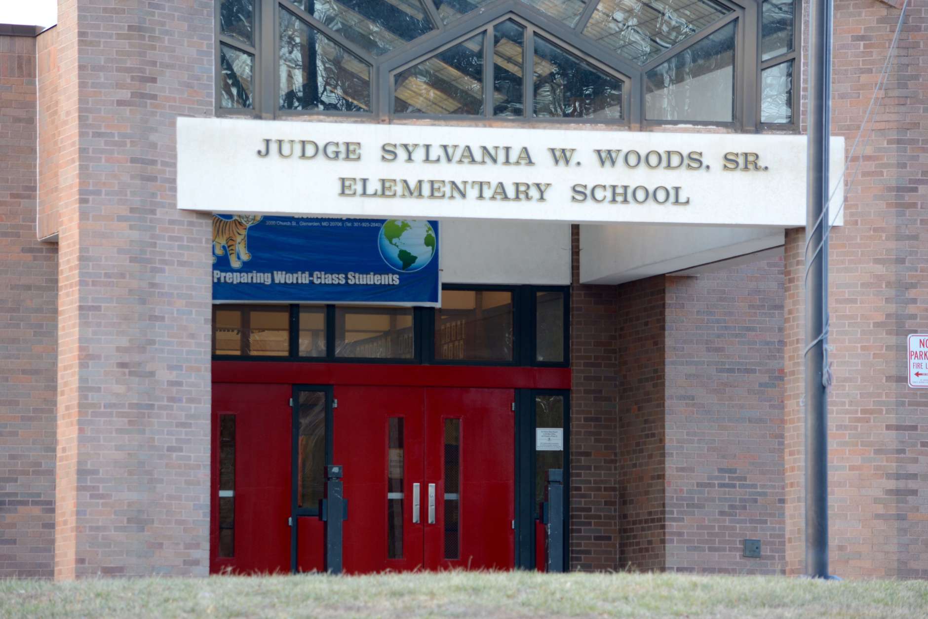 FILE -- The Judge Sylvania W. Woods Elementary School, in Glenarden, Maryland. (WTOP/Dave Dildine, File)