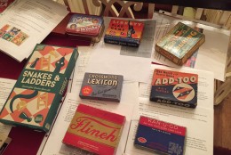 Some of the many choices that await you on Vintage Game Night at the Woodrow Wilson House. (WTOP/Mike McMearty)