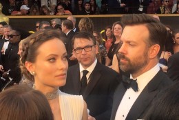 Olivia Wilde on the red carpet. (WTOP/Jason Fraley)