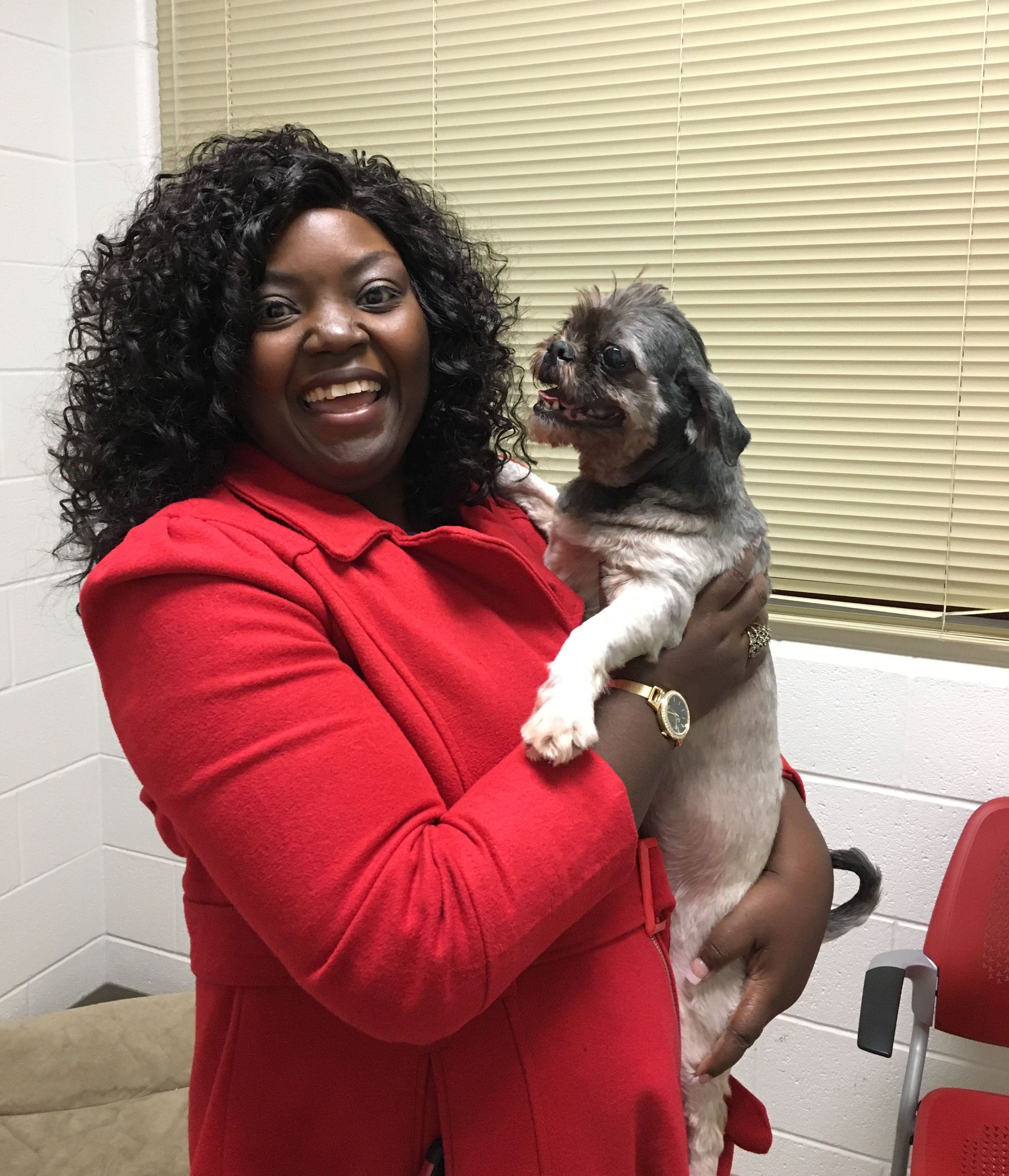 Houston woman reunites with lost dog after one year separation