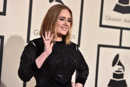 Adele arrives at the 58th annual Grammy Awards at the Staples Center on Monday, Feb. 15, 2016, in Los Angeles. (Photo by Jordan Strauss/Invision/AP)