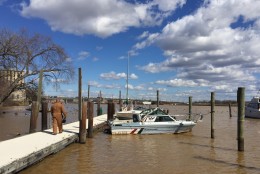 "Buzzard Point [Marina] provides the lowest coast for boat owners anywhere in the D.C. area," said Richard Henry of Oxon, Hill. Henry says slip costs can be two to three times more expensive elsewhere. He intends to bring his boat to a marina near the Rt. 301 Nice Bridge in Southern Maryland. (WTOP/Kristi King)