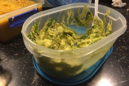 Ofoe McCarthy's guacamole earns the title  Super Spicy Guac. (WTOP/Neal Augenstein) 