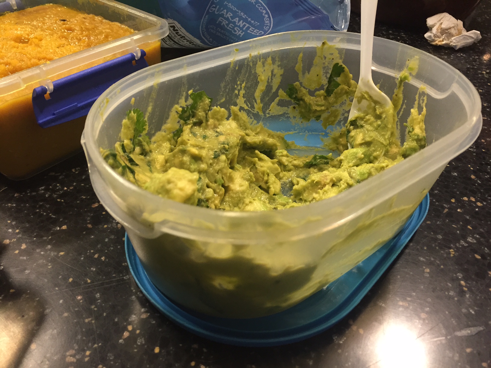 Ofoe McCarthy's guacamole earns the title  Super Spicy Guac. (WTOP/Neal Augenstein) 