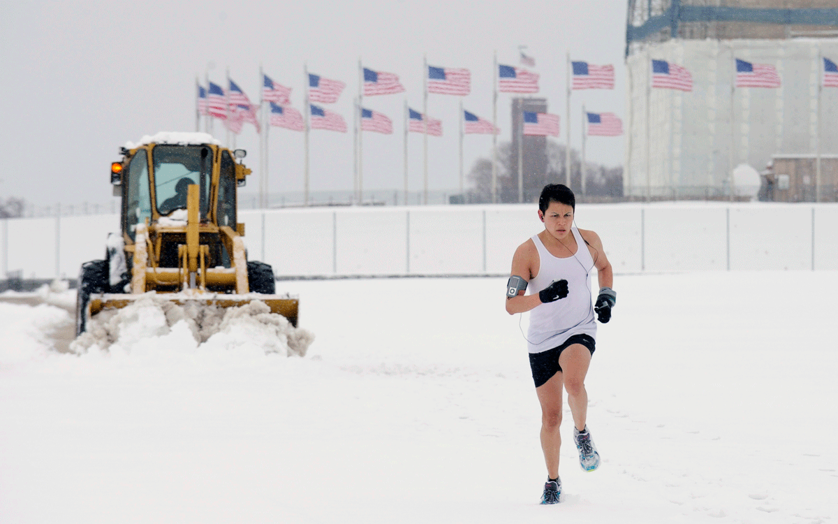 Frigid weather won’t deter D.C. area runners