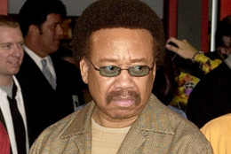 FILE - In this July 7, 2003 file photo, Maurice White, of Earth, Wind, &amp; Fire, appears at an induction ceremony at the Hollywood Rock Walk in the Hollywood section of Los Angeles. White, the founder and leader of Earth, Wind &amp; Fire, died at home in Los Angeles, Wednesday, Feb. 3, 2016, said his brother, Verdine White. He was 74.  (AP Photo/Matt Sayles, File)
