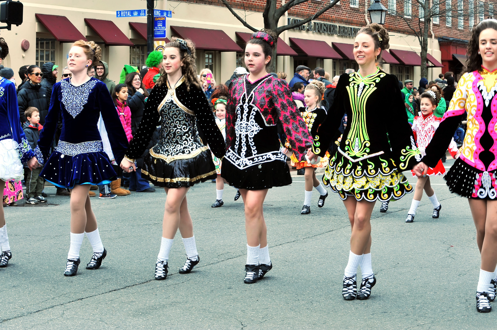 Irish step dancers perform at the Ballyshaners Annual Old Town Alexandria Saint Patrick’s Day Parade on Saturday, March 5, 2016. (Photo Shannon Finney/Shannon Finney Photography)
