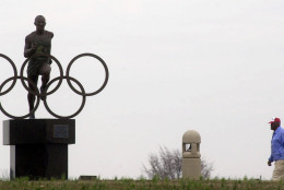 The Jesse Owens Memorial Park in Oakville, Ala. is seen here. (AP Photo/Dave Martin)