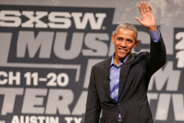 President Barack Obama speaks during the opening day of South By Southwest at the Long Center for the Performing Arts on Friday, March 11, 2016, in Austin, TX. (Photo by Rich Fury/Invision/AP)