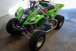 The Maryland-National Capital Park Police is seeking the public’s help in identifying the owner of this ATV. (Courtesy Maryland-National Capital Park Police)