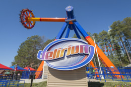 When Kings Dominion opens Friday, the Doswell amusement park will feature a new thrill ride to delight visits. Delirium sends riders spinning and soaring through the park's Candy Apple Grove section. (Courtesy PRNewsFoto/Kings Dominion)