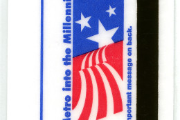 A fare card in 2000. (Courtesy WMATA)
