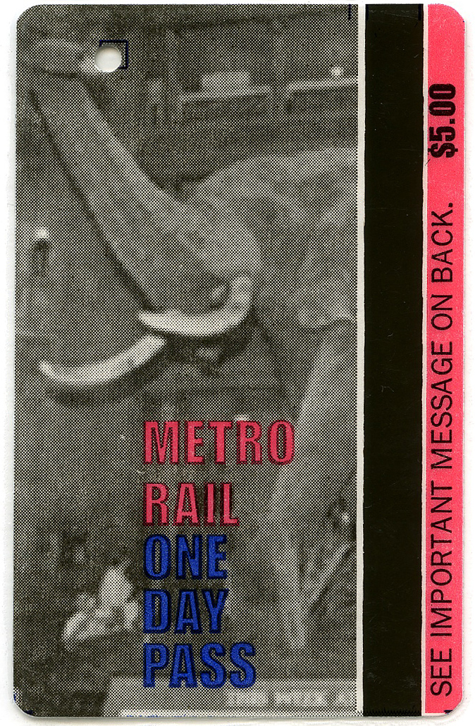 A fare card from the past. (Courtesy WMATA)