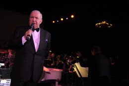 BEVERLY HILLS, CA - OCTOBER 09:  Frank Sinatra Jr. performs at "An Evening Affair" presented by Night Vision at a  private residence on October 9, 2010 in Beverly Hills, California.  (Photo by Charley Gallay/Getty Images for Night Vision)
