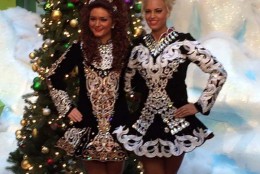 Samantha Haas, left, has been dancing with the Boyle School of Irish Dance since she was 8 years old. (Courtesy Boyle School of Irish Dance)