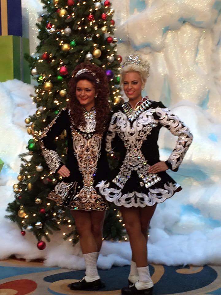 Samantha Haas, left, has been dancing with the Boyle School of Irish Dance since she was 8 years old. (Courtesy Boyle School of Irish Dance)