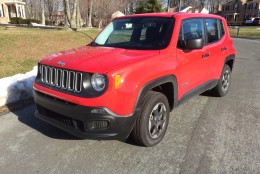 The Jeep Renegade Sport is a rare, good-looking machine where the most fun version might be the model that costs the least. (WTOP/Mike Parris)