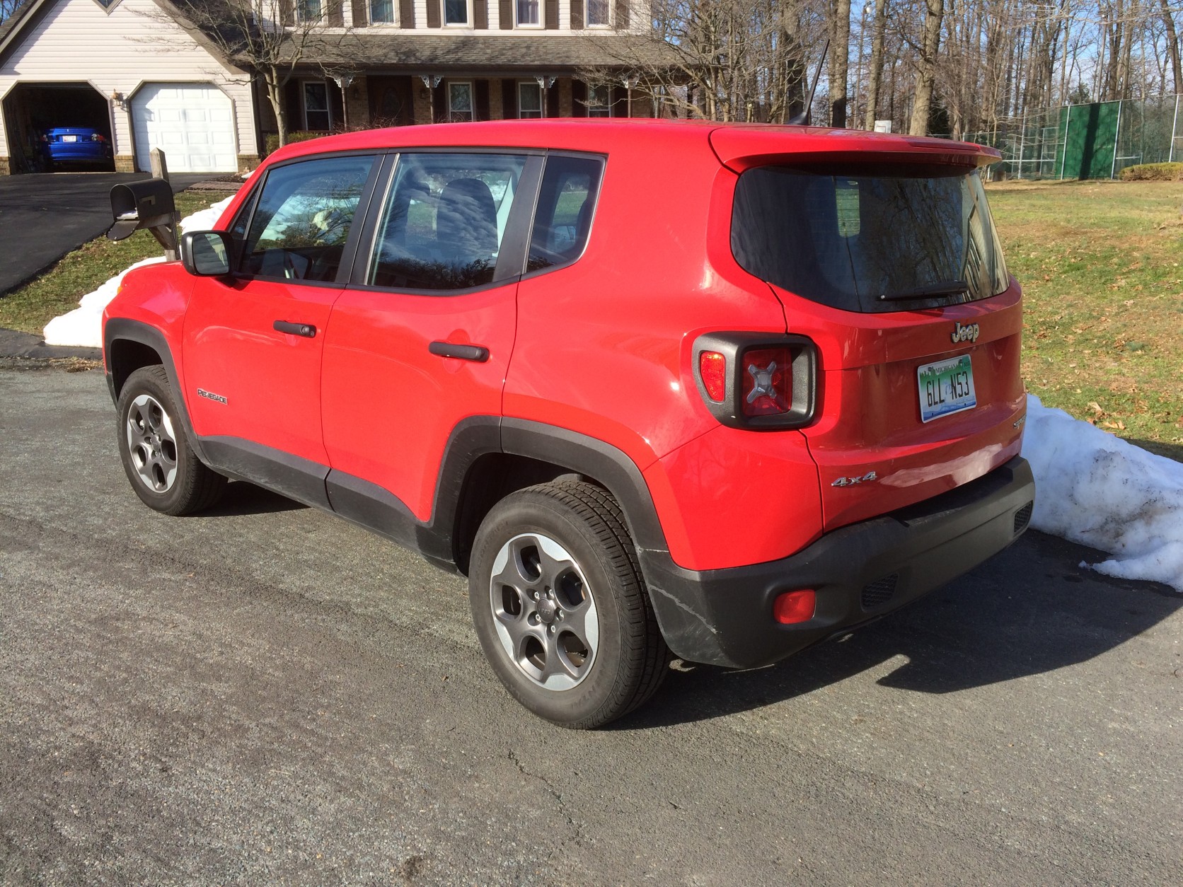 This is the base Sport trim level, so you get black bumpers and trim. (WTOP/Mike Parris)