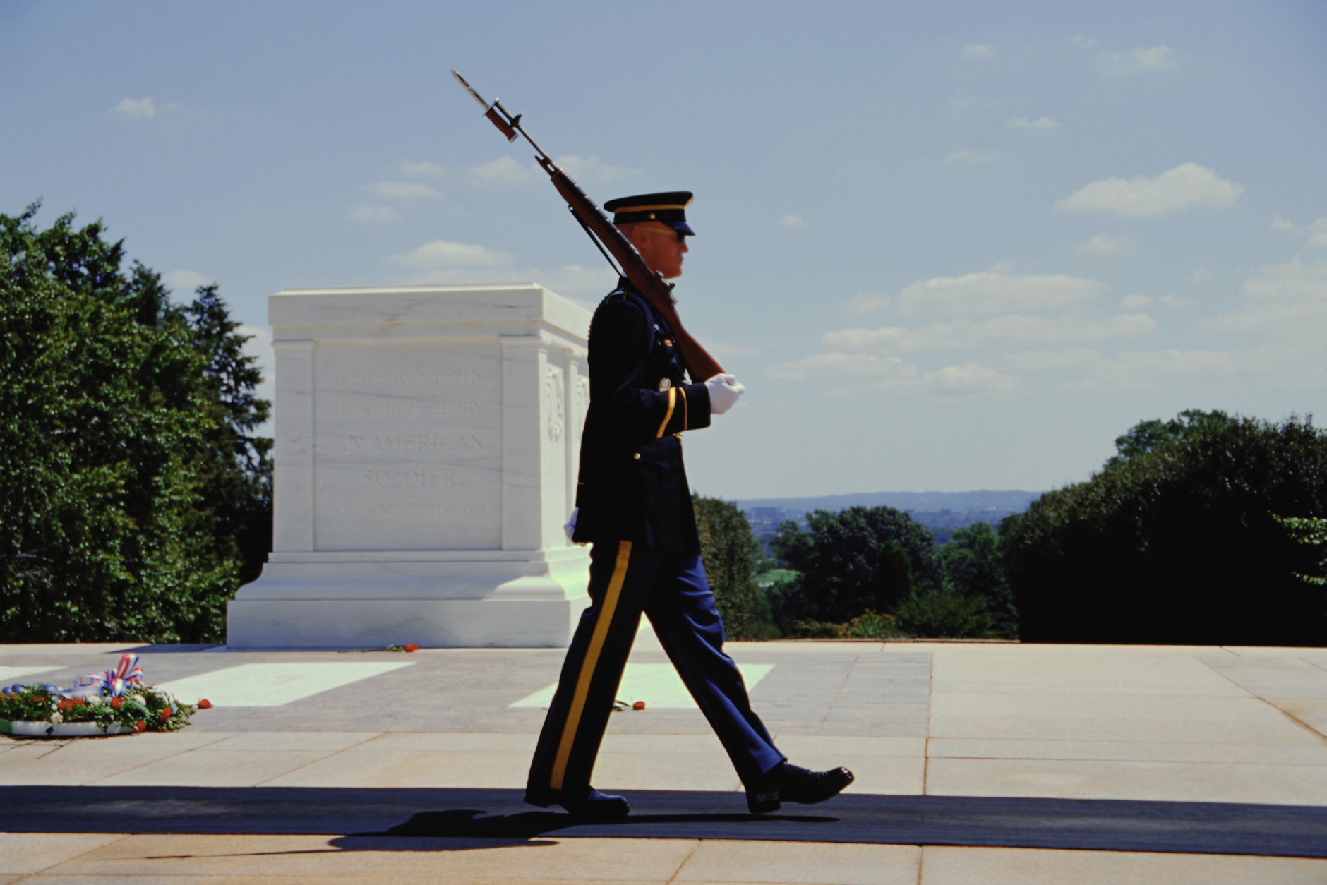 It may not be for kids of every age, but the changing of the Guard at the Tomb of the Unknowns, in Arlington National Cemetery, is dignified, regal and riveting. You can see it every hour between 8 a.m. and 5 p.m. through March 31, then every half-hour from 8 a.m. to 7 p.m. April 1 to Sept. 30. 

(Getty Images)