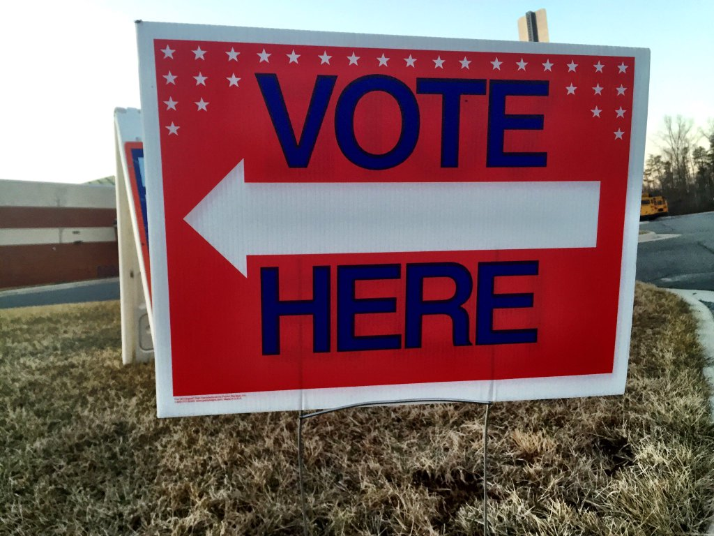 Voting begins on Super Tuesday -- March 1, 2016 -- in Virginia. (WTOP/Neal Augenstein)