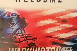 Washington welcomed a new Arena Football League team Wednesday, which will begin play in the summer of 2017 at Verizon Center. (WTOP/Noah Frank)