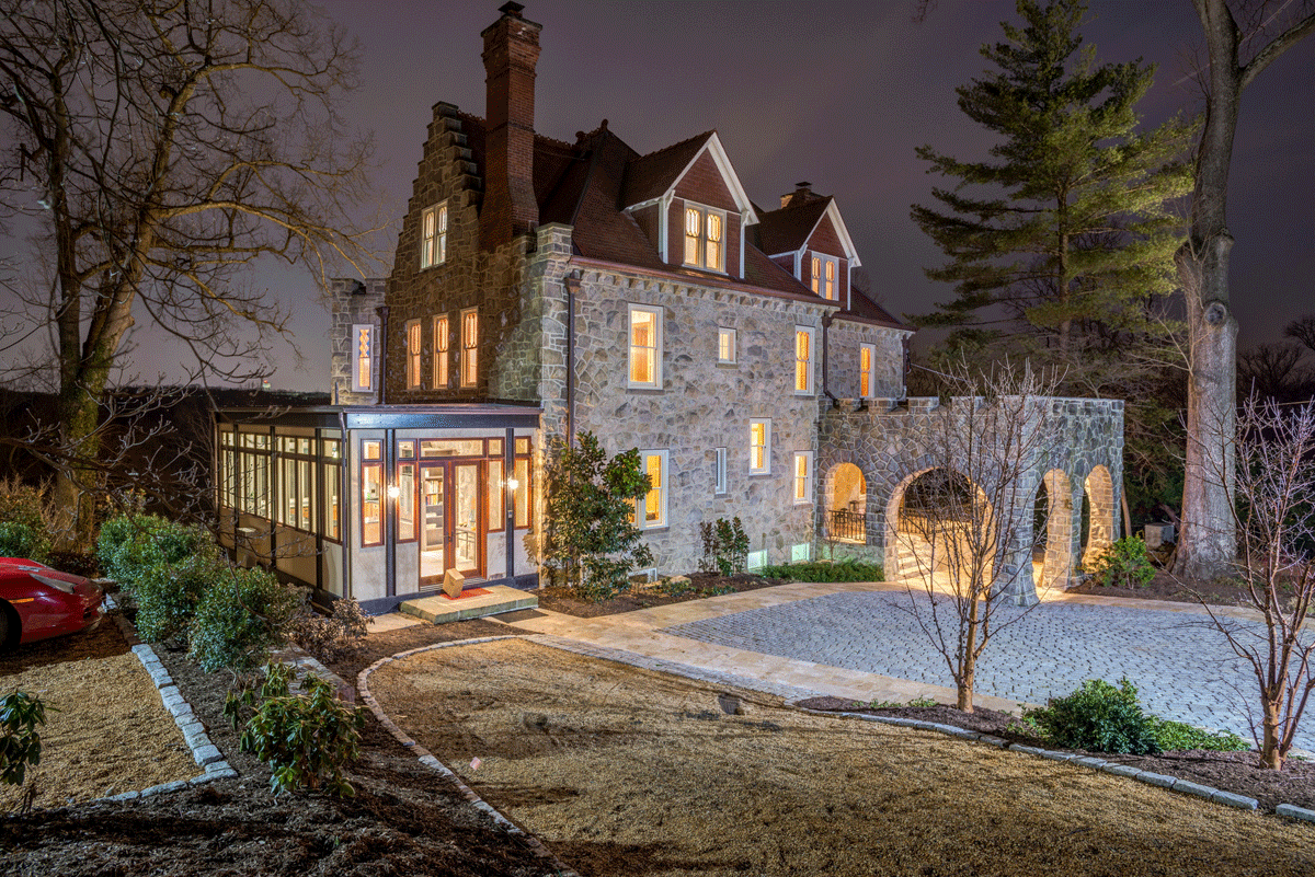 Baltzley Castle was a 19th century dream home. (Courtesy Coldwell Banker Residential Brokerage Bethesda Downtown Office)