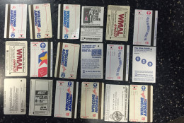 A variety of SmarTrip paper fare cards. (WTOP/J.J. Green)