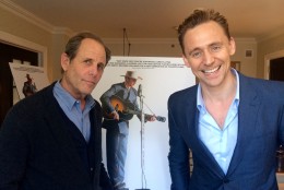 Director Marc Abraham (left) and actor Tom Hiddleston (right) visit Washington D.C. to promote the Hank Williams biopic "I Saw the Light." (WTOP/Jason Fraley)
