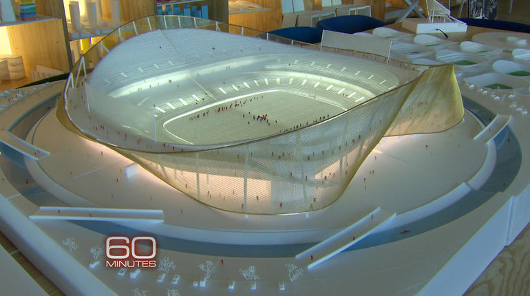 Model of new Redskins stadium revealed