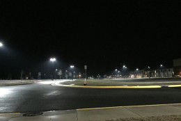 The scene at Patriot High School in Nokesville, Va. (WTOP/Dennis Foley)