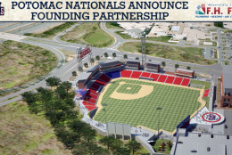 2014 Rendering of new ballpark, the deal for the new ballpark fell apart in July 2017. (Courtesy of Potomac Nationals)
