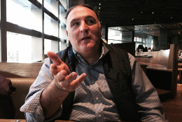 Chef Jose Andres is known for his Jaleo tapas restaurants in Washington D.C., Las Vegas and elsewhere. (AP Photo/Beth J. Harpaz)