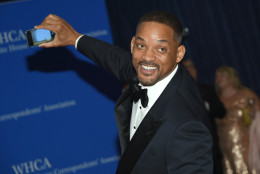 Will Smith arrives at the White House Correspondents' Association Dinner at the Washington Hilton Hotel on Saturday, April 30, 2016, in Washington. (Photo by Evan Agostini/Invision/AP)