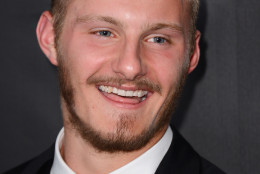 Alexander Ludwig arrives at the 2014 amfAR Inspiration Gala at Milk Studios on Wednesday, Oct. 29, in Los Angeles. (Photo by Jordan Strauss/Invision/AP)