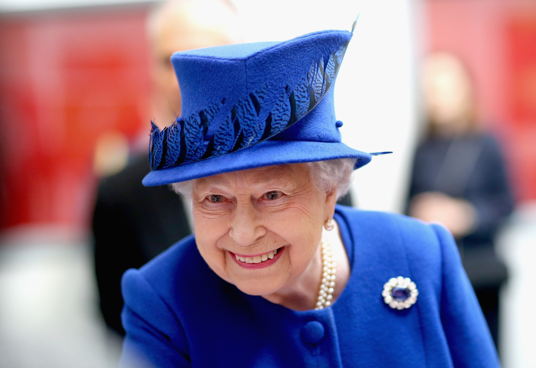 Queen Elizabeth II  smiles as she meets people being helped by the Prince's Trust at the Prince's Trust Centre in Kennington on March 8, 2016 in London, England. The Queen was visiting the Centre with Prince Charles, Prince of Wales to mark the 40th Anniversary of the Prince's Trust. TRH's saw the impact the Prince's Trust has on young people and heard about the six  programmes run by the Trust to help disadvantaged young people ages 13 to 30 to get into education and employment.  (Photo by Chris Jackson - WPA Pool/Getty Images)
