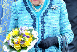 WINDSOR, ENGLAND - MARCH 24:  Queen Elizabeth II attends the traditional Royal Maundy Service at Windsor Castle on March 24, 2016 in Windsor, England.  (Photo by Anthony Harvey/Getty Images)