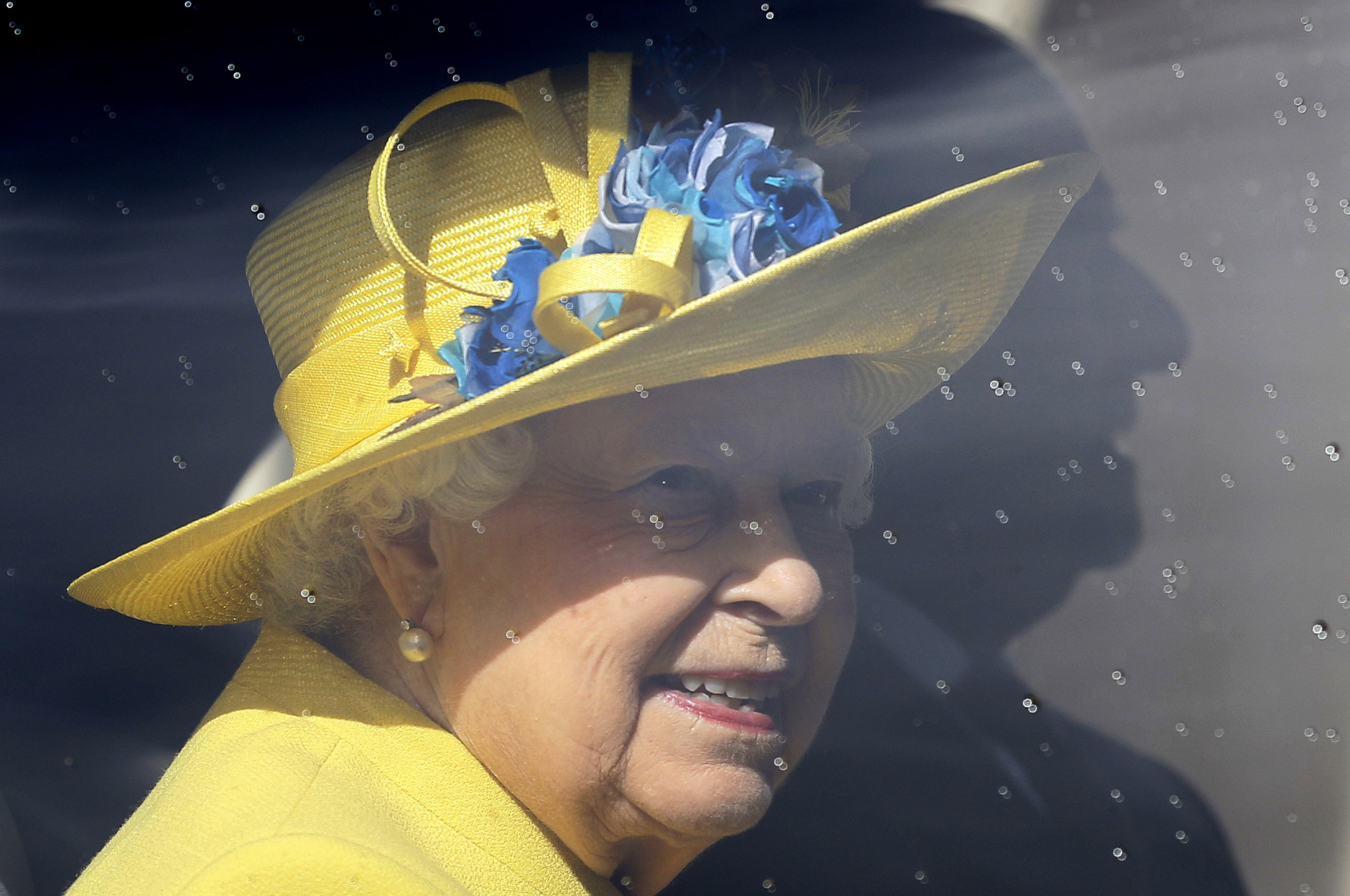 WINDSOR, ENGLAND - MARCH 27:  Queen Elizabeth II leaves in a car after attending the Easter Mattins service at St George's Chapel, Windsor Castle on March 27, 2016 in Windsor, England. (Photo by Kirsty Wigglesworth - WPA Pool/Getty Images)