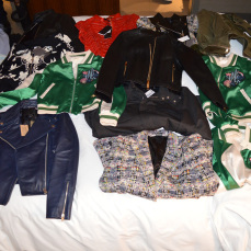 Some of the more than $76,000 worth of items the police say they recovered in the arrest of three people at Tysons Corner Center. (Courtesy of the Fairfax County Police Department)