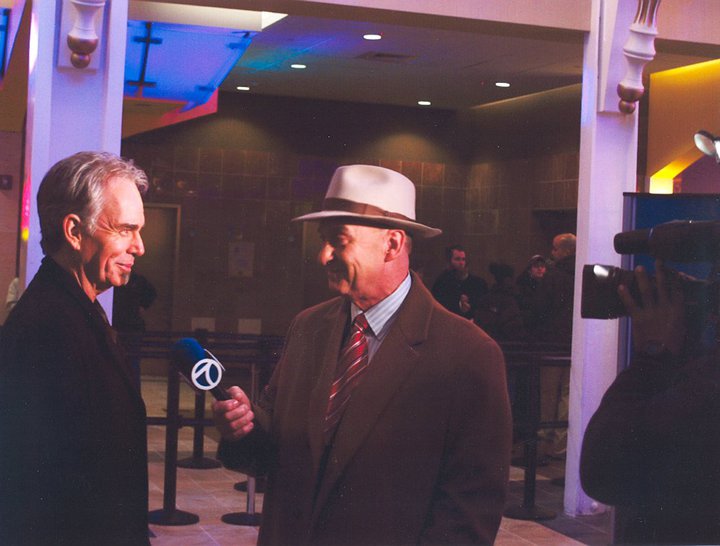 Arch Campbell interviews Billy Bob Thornton. (Courtesy Arch Campbell)