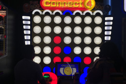 Connect 4 is no longer just a tabletop game! (WTOP/Michelle Basch)