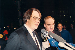 Arch Campbell interviews Dan Aykroyd. (Courtesy Arch Campbell)