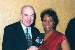 Arch Campbell interviews Gladys Knight. (Courtesy Arch Campbell)