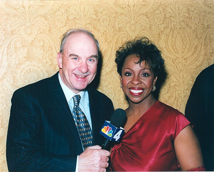 Arch Campbell interviews Gladys Knight. (Courtesy Arch Campbell)