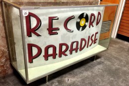 The new Joe's Record Paradise is located in the basement of 8700 Georgia Ave., in Silver Spring, under a SunTrust Bank. (WTOP/Neal Augenstein)