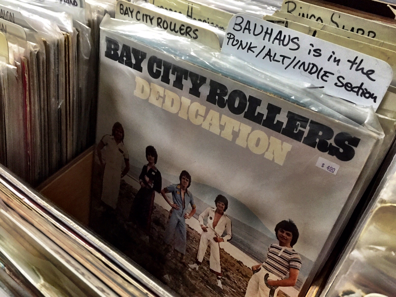 Joe's Record Paradise has been selling used records for 42 years. (WTOP/Neal Augenstein)