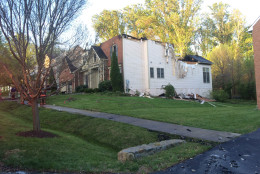 The aftermath of a house fire in White Oak, Maryland. (Courtesy Montgomery County Fire and Rescue)