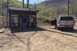 The search for Nicole Mittendorff began Saturday in Shenandoah National Park. Her car was found near this entrance to the Whiteoak Canyon Trail in Madison County.  (Courtesy Virginia State Police)
