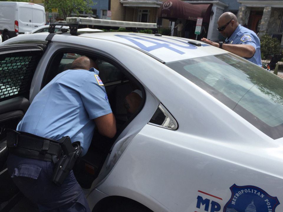 Police arrested Deangelo McCombs of Southeast and Malik Dominique Lambert of Northwest. (Photo: WTOP/Kristi King)