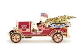 The White House Historical Association released the new 2016 White House Christmas Tree Ornament: a fire truck to commemorate the fire fighters who put out the West Wing Christmas Eve Fire in 1929. (The White House Historical Association)